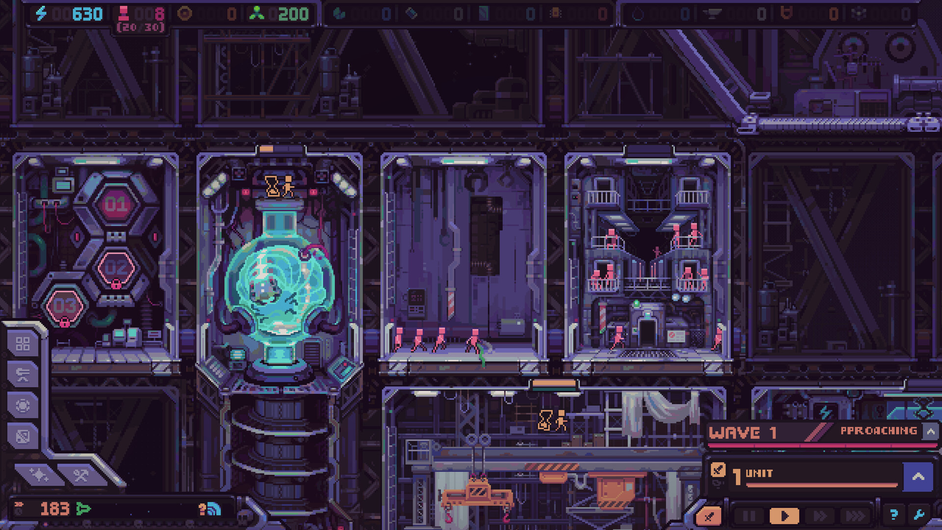 Hull Rupture system requirements - official screenshot showing a machine room deck and a crew dormitory with a wave approaching
